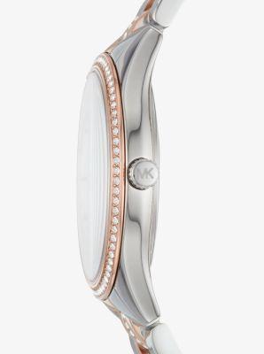 Oversized Pavé Logo -Tone Watch Product Image