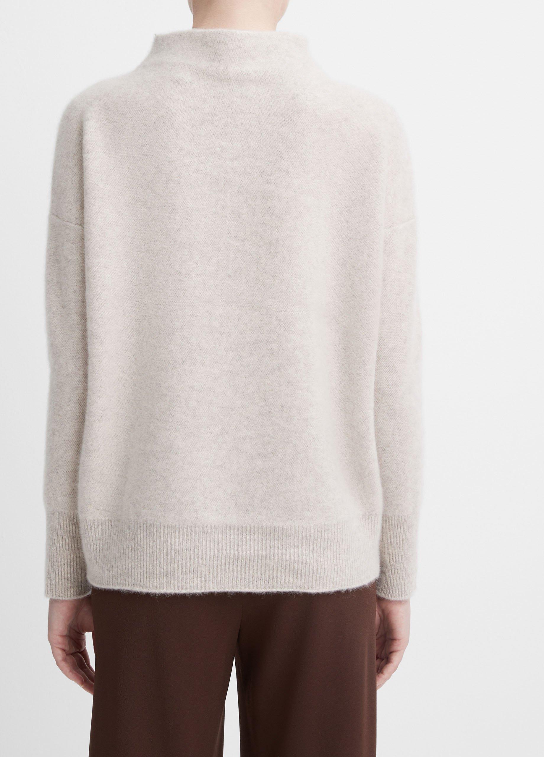 Plush Cashmere Funnel Neck Sweater Product Image