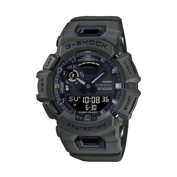 G-Shock Mens Ana-Digi Shock Resistant Green Resin Strap Watch Product Image