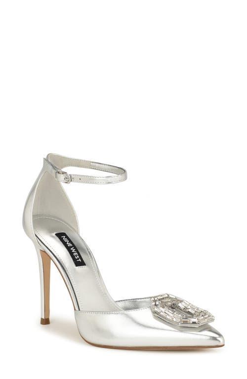 Nine West Felishe Embellished Ankle Strap Pump Product Image