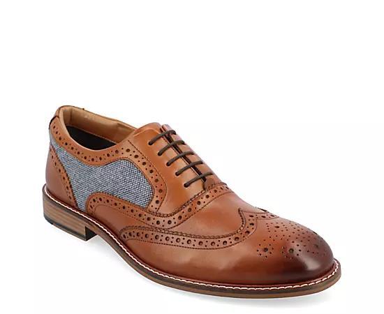 Vance Co. Gordy Tru Comfort Foam Mens Wingtip Dress Shoes Product Image