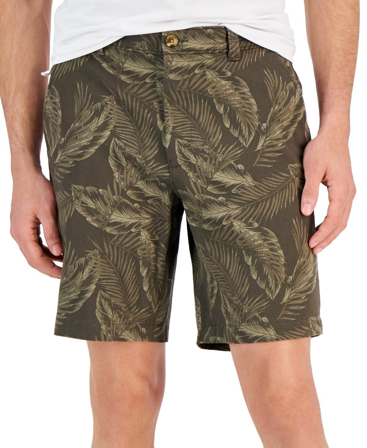 Club Room Mens Lena Leaf Print 9 Shorts, Created for Macys Product Image