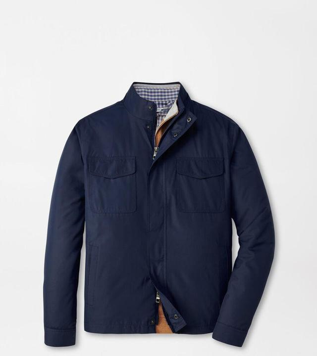 Peter Millar Mens Norfolk Bomber | Color: Navy | Size: S Product Image