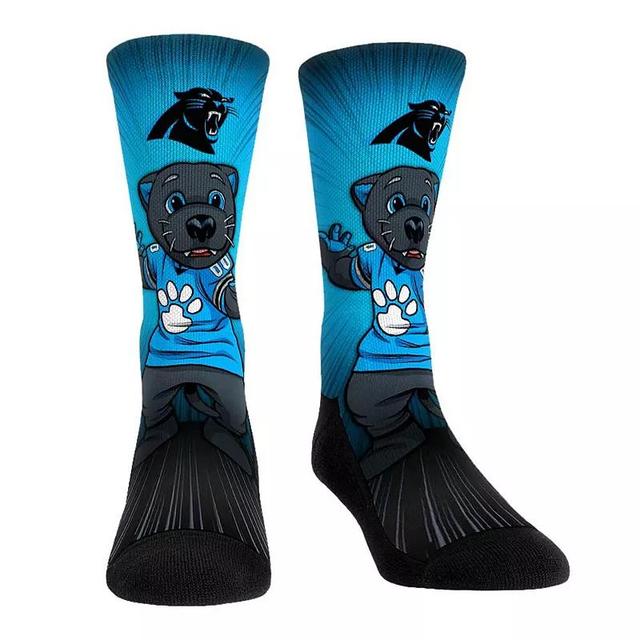 Rock Em Socks Carolina Panthers Mascot Pump Up Crew Socks, Mens Product Image