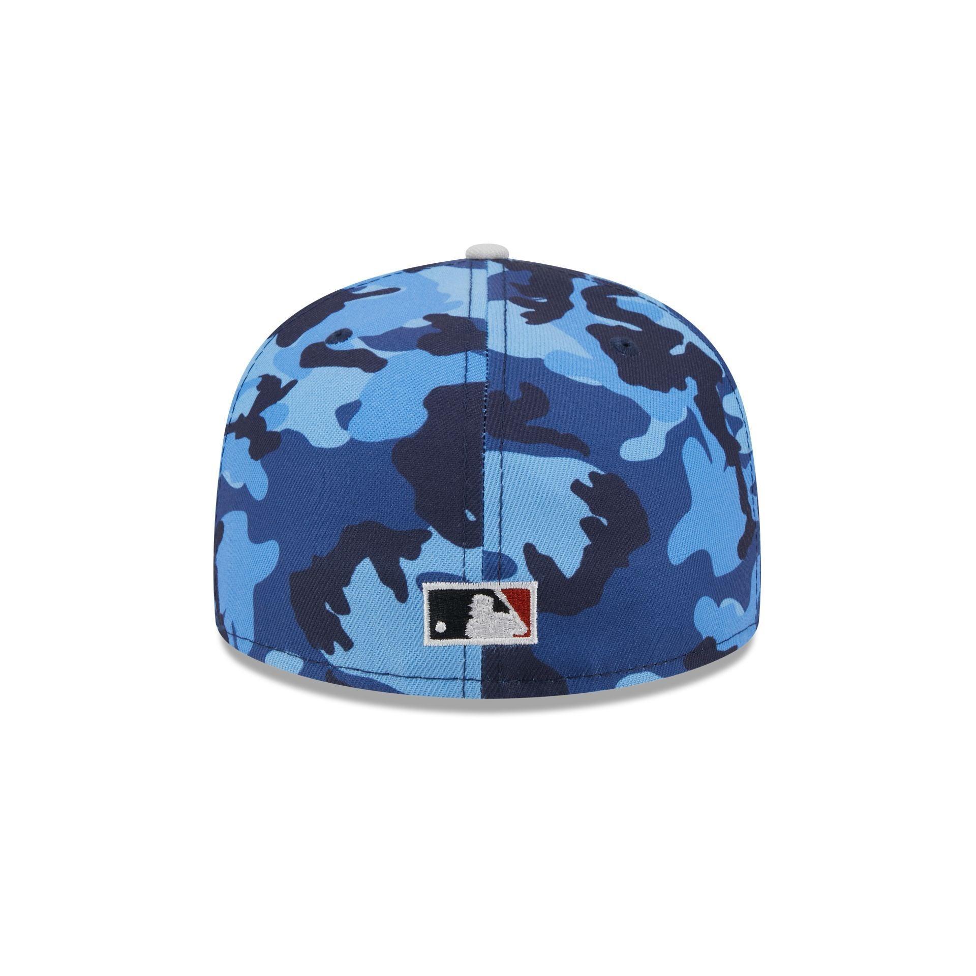 Los Angeles Dodgers Blue Camo 59FIFTY Fitted Hat Male Product Image