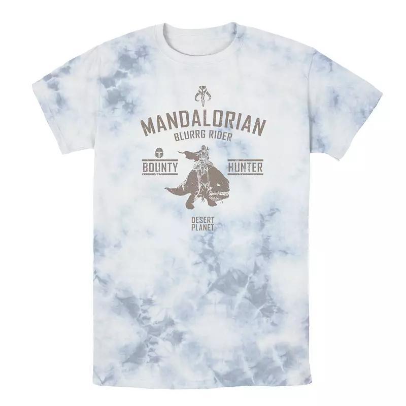 Mens Star Wars The Mandalorian Blurrg Rider Logo Tee, Boys Product Image