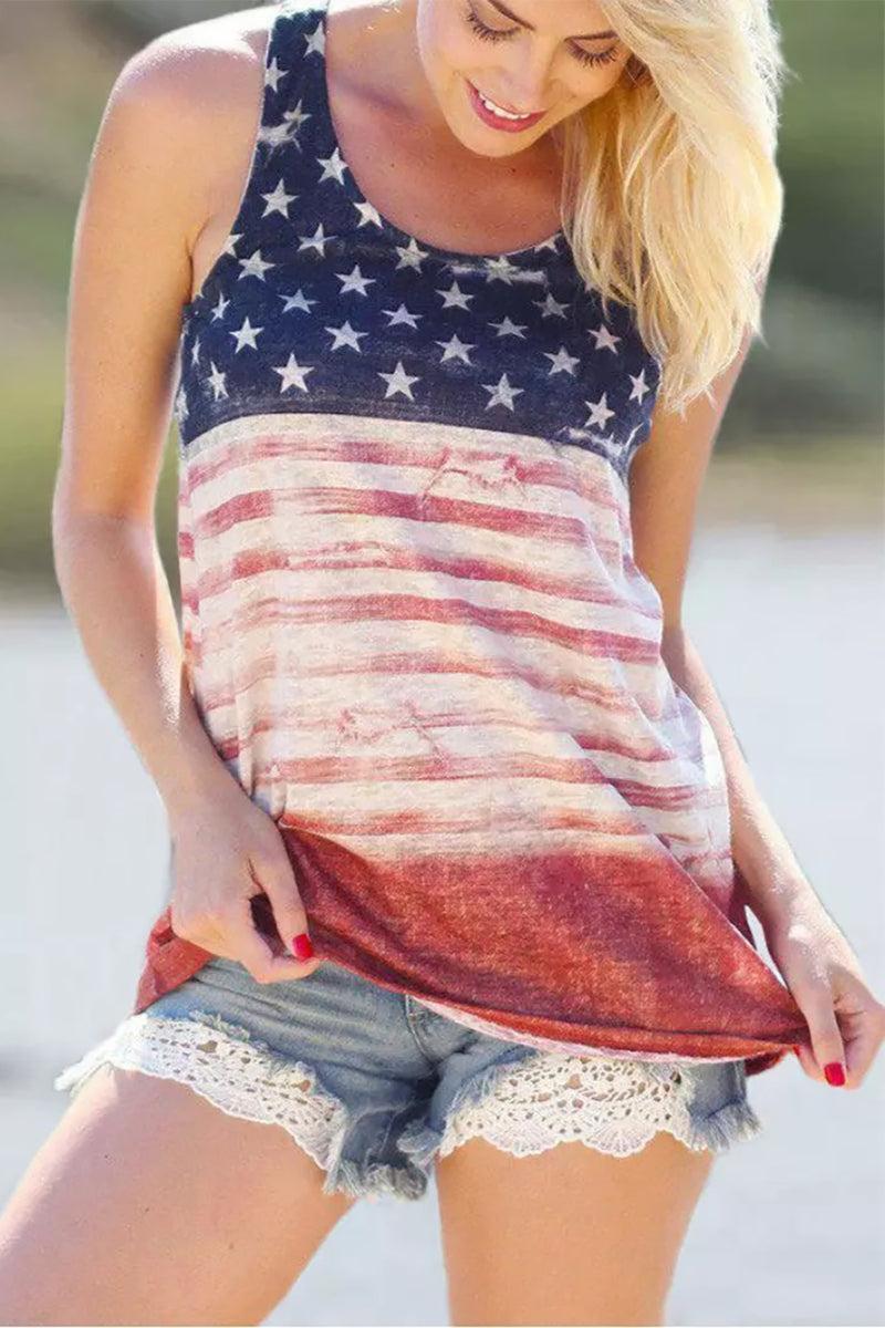 American Flag Star Tank Product Image