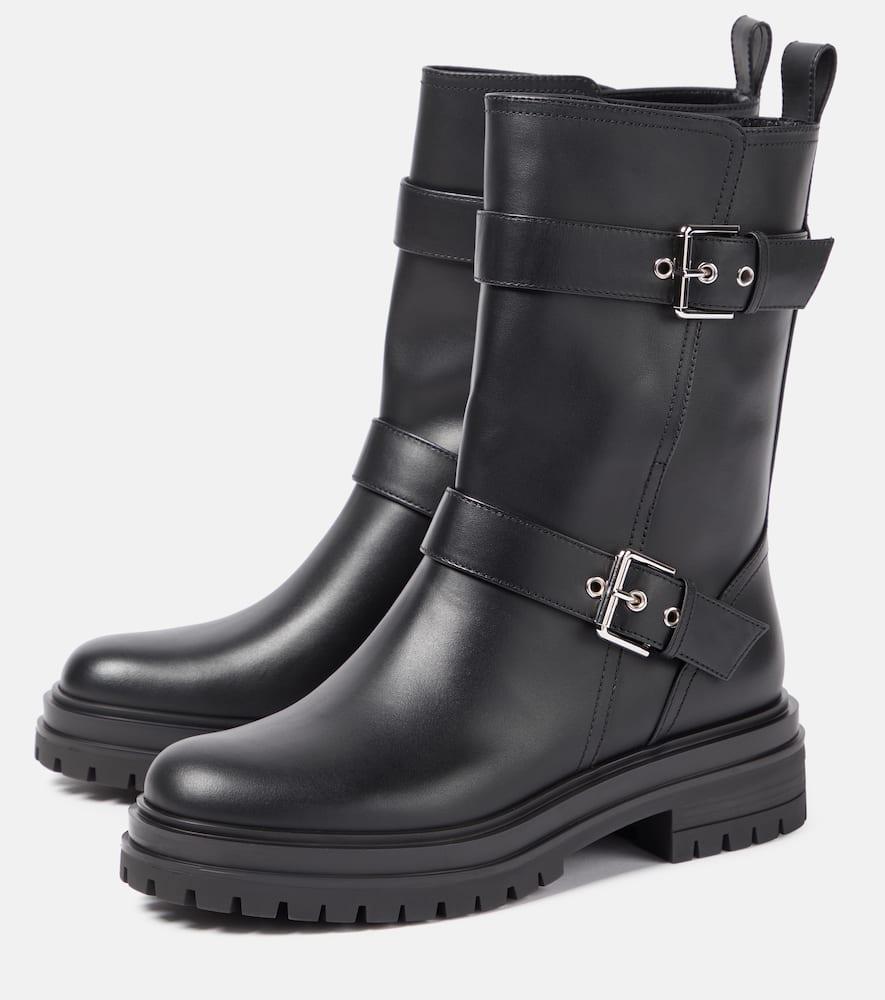 Ankle Boots Thiago Calfskin In Black Product Image