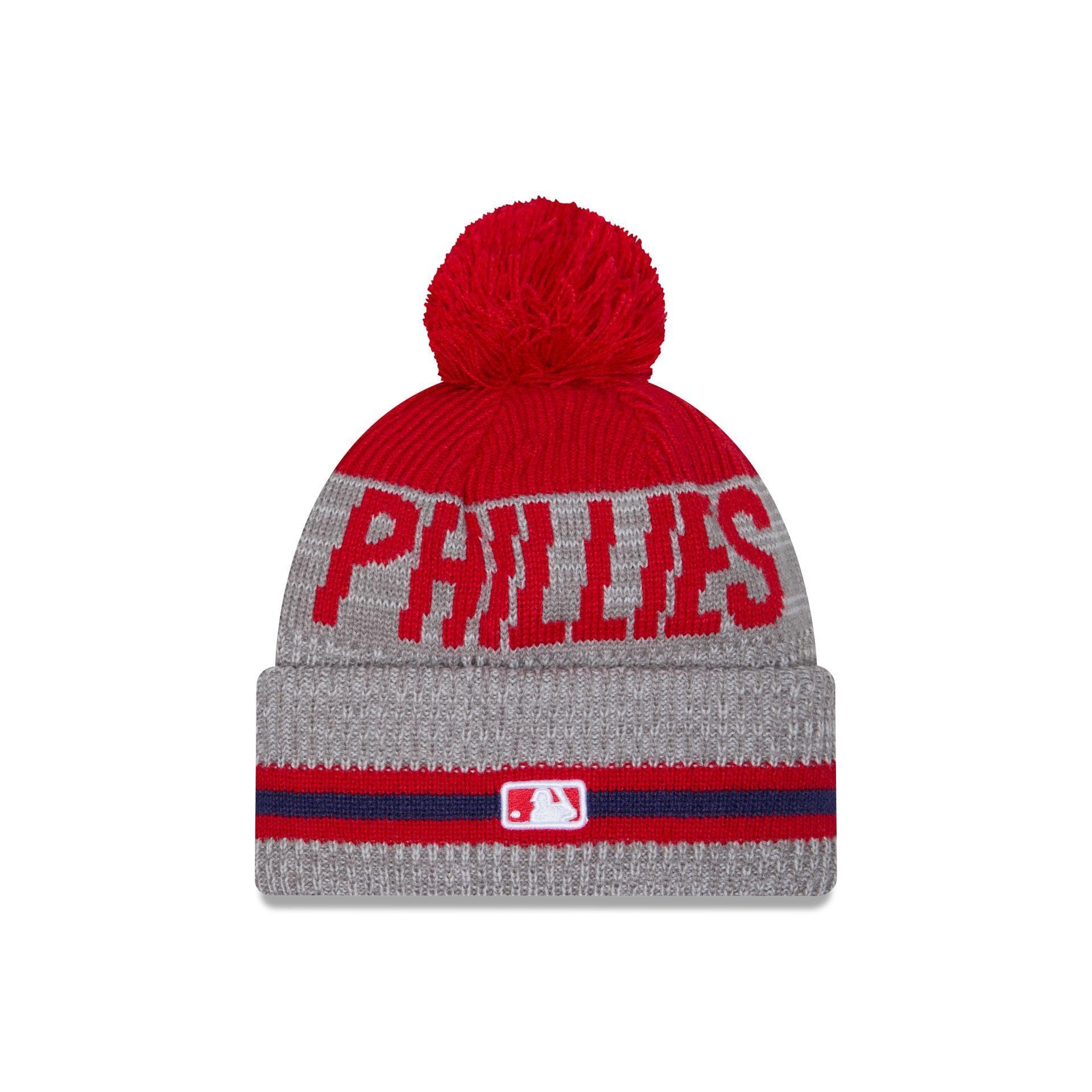 Philadelphia Phillies Runner Pom Knit Hat Male Product Image