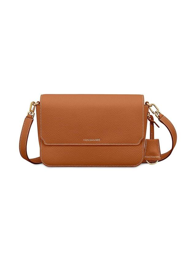 Womens Medium Leather Flap Bag Product Image