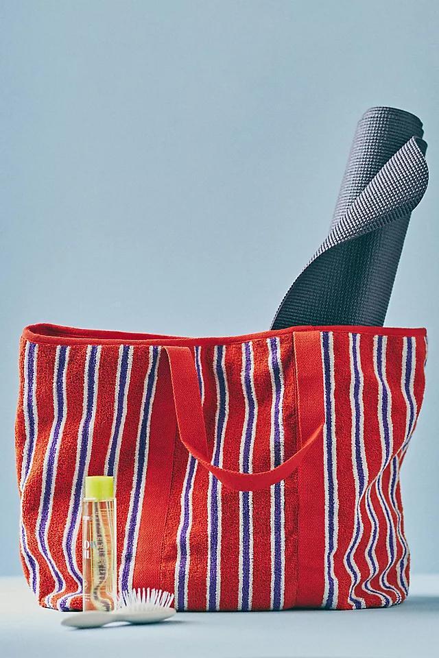 Striped Terry Summer Tote Product Image