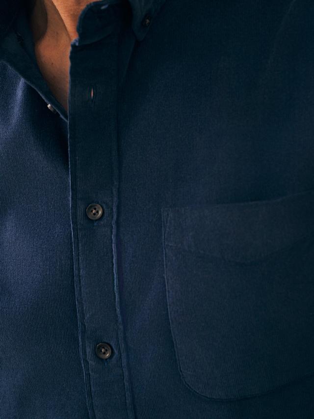 Stretch Corduroy Shirt - Blue Nights Product Image