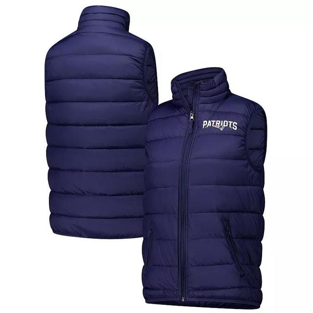 Womens Dunbrooke New England Patriots Alberta Full-Zip Vest Blue Product Image