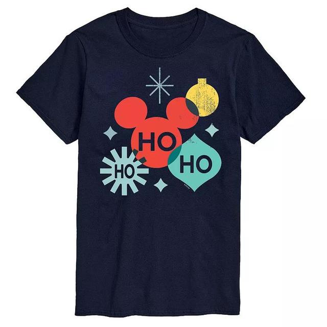 Disneys Big & Tall Holiday Ho Ho Ho Shapes Graphic Tee, Mens Product Image