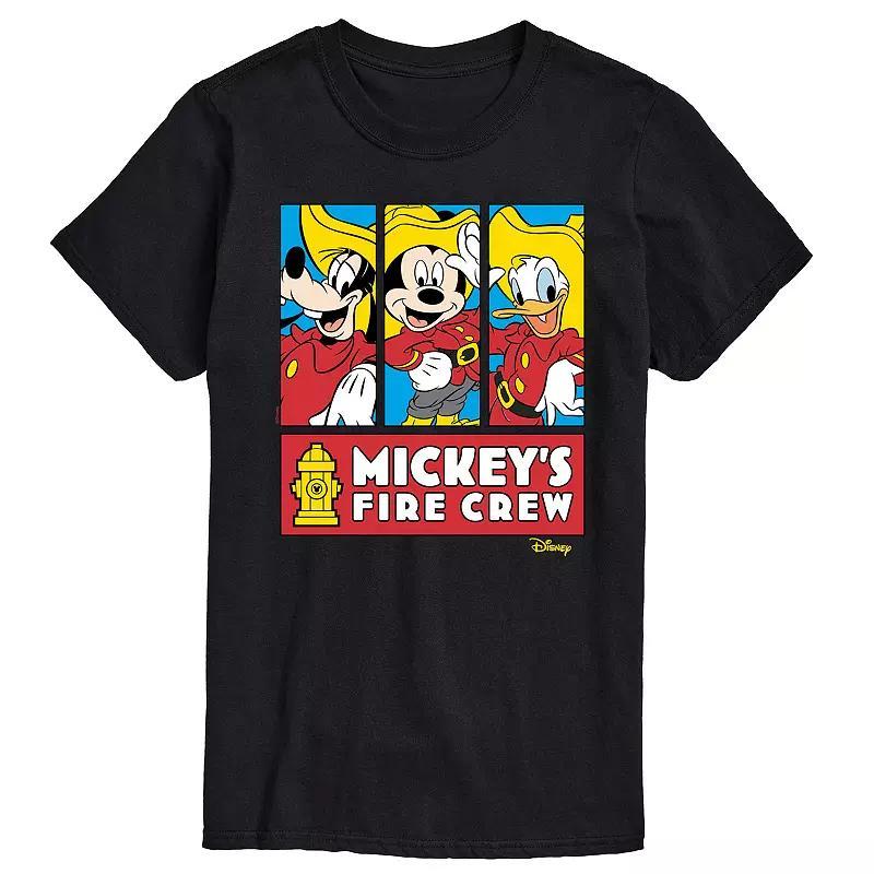 Disneys Mickey Mouse & Friends Mens Fire Crew Graphic Tee Product Image