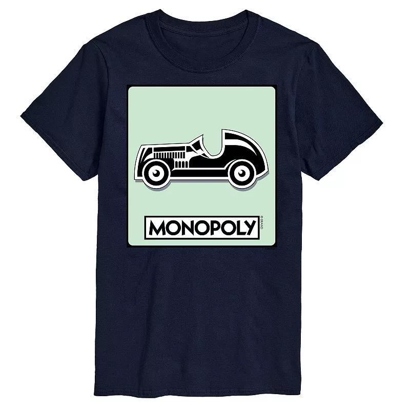 Big & Tall Monopoly Car Game Token Graphic Tee, Mens Product Image