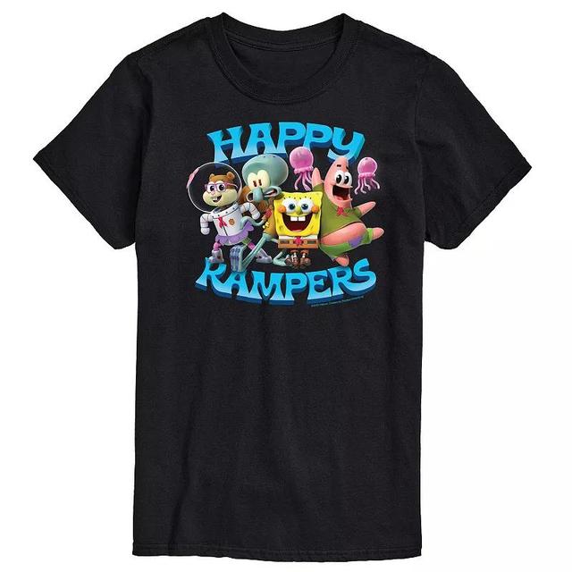 Mens SpongeBob SquarePant Happy Kampers Graphic Tee Product Image