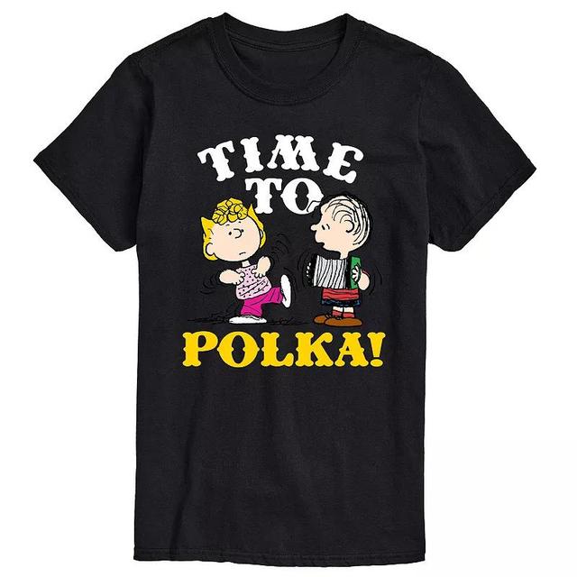 Big & Tall Peanuts Time To Polka Graphic Tee, Mens Product Image