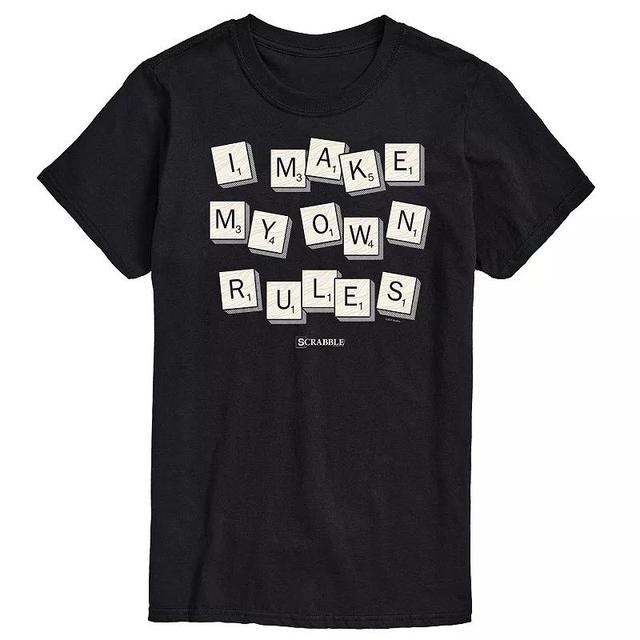 Mens Scrabble Make My Own Rules Graphic Tee by Hasbro Product Image