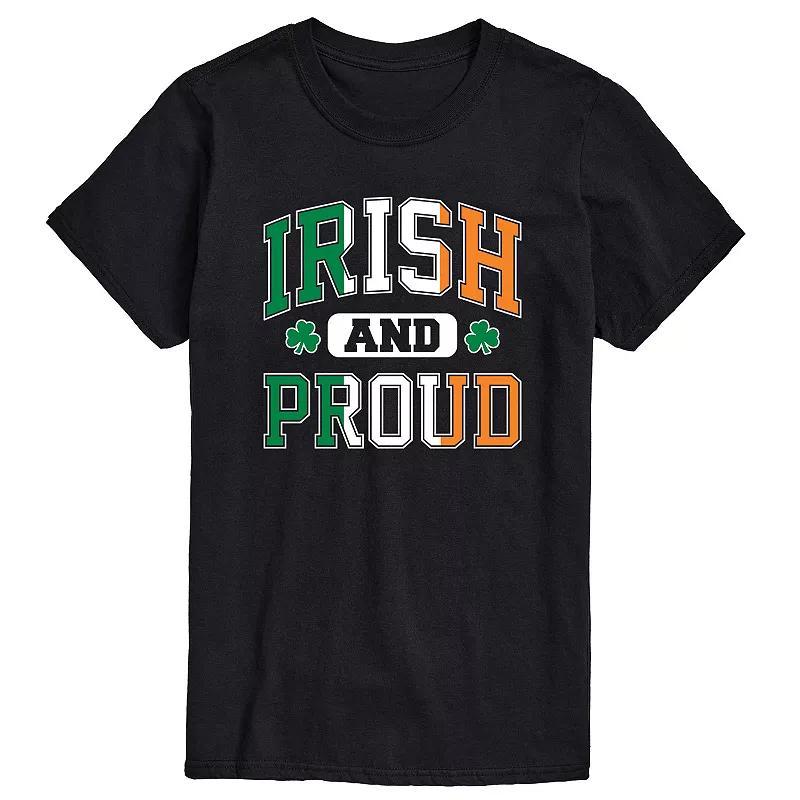 Big & Tall Irish and Proud Tee, Mens Product Image