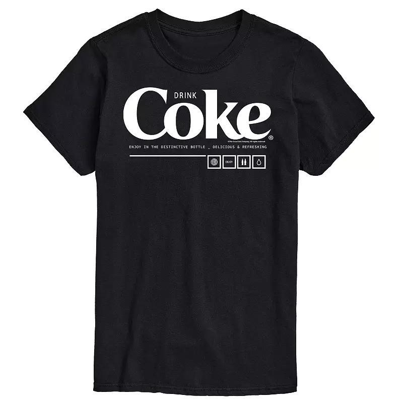 Mens Coca-Cola Drink Coke Enjoy Graphic Tee Product Image