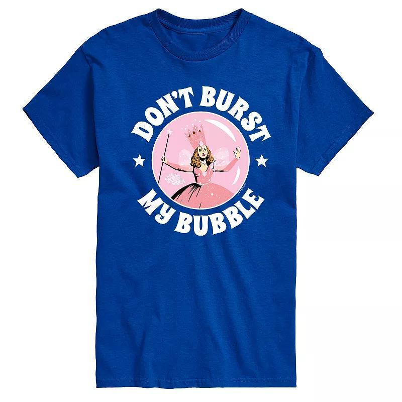 Mens Wizard Of Oz Dont Burst My Bubble Graphic Tee Blue Product Image