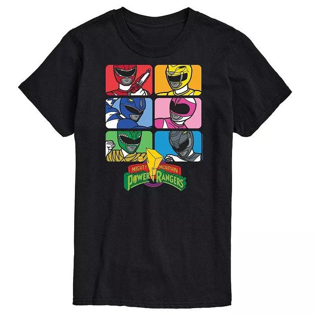 Mens Power Rangers Characters Tee Product Image