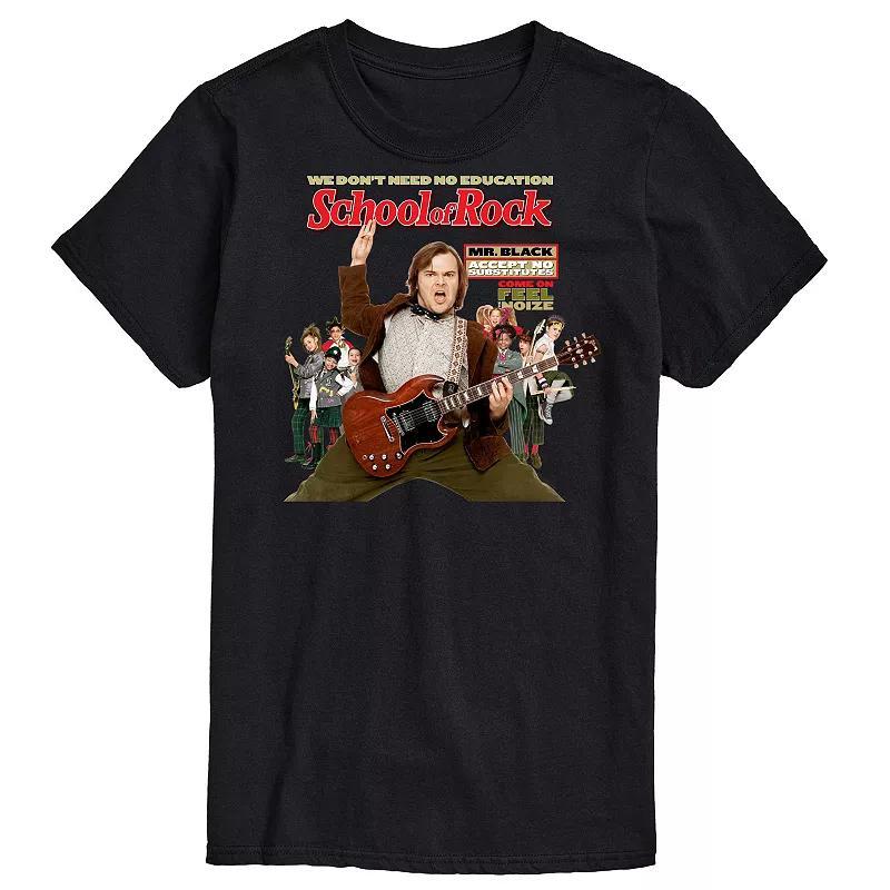 Mens School Of Rock Cover Graphic Tee Product Image