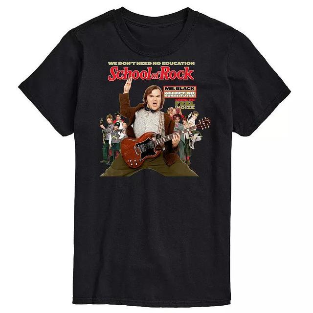 Big & Tall School of Rock Cover Graphic Tee, Mens Product Image