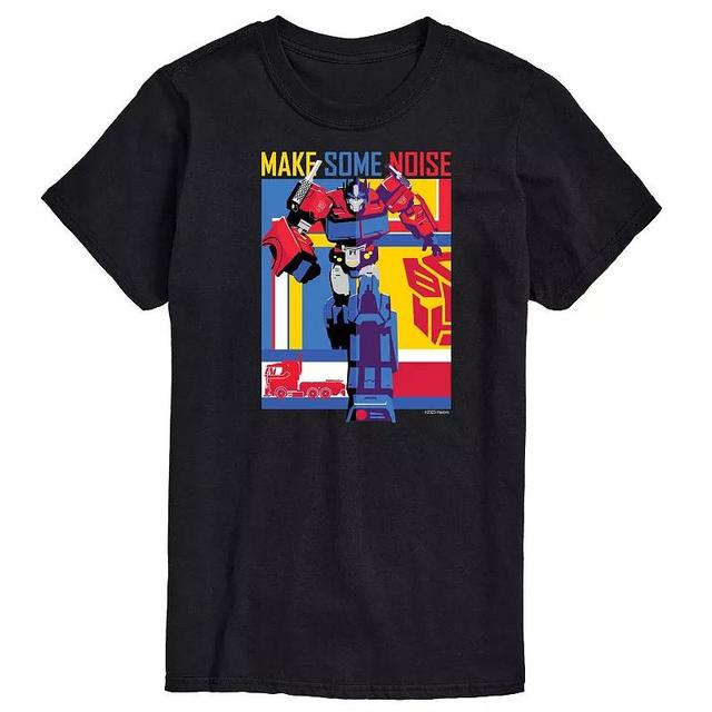 Mens Transformers Make Some Noise Graphic Tee Product Image