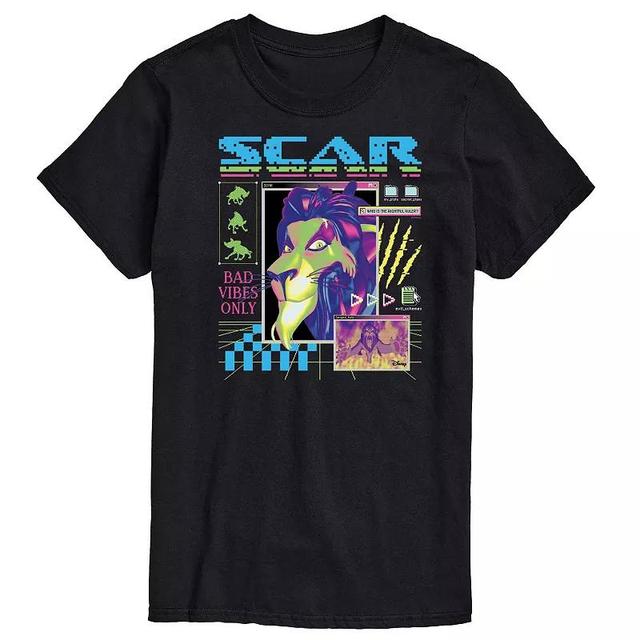 Disneys Villains Lion King Scar Mens Desktop Graphic Tee Product Image