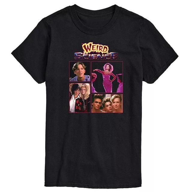 Mens Weird Science Cast Grid Graphic Tee Product Image