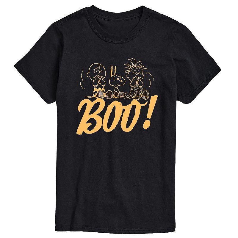 Mens Peanuts BOO Tee Blue Product Image