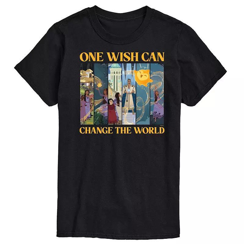 Disneys Wish Mens One Wish Graphic Tee Product Image