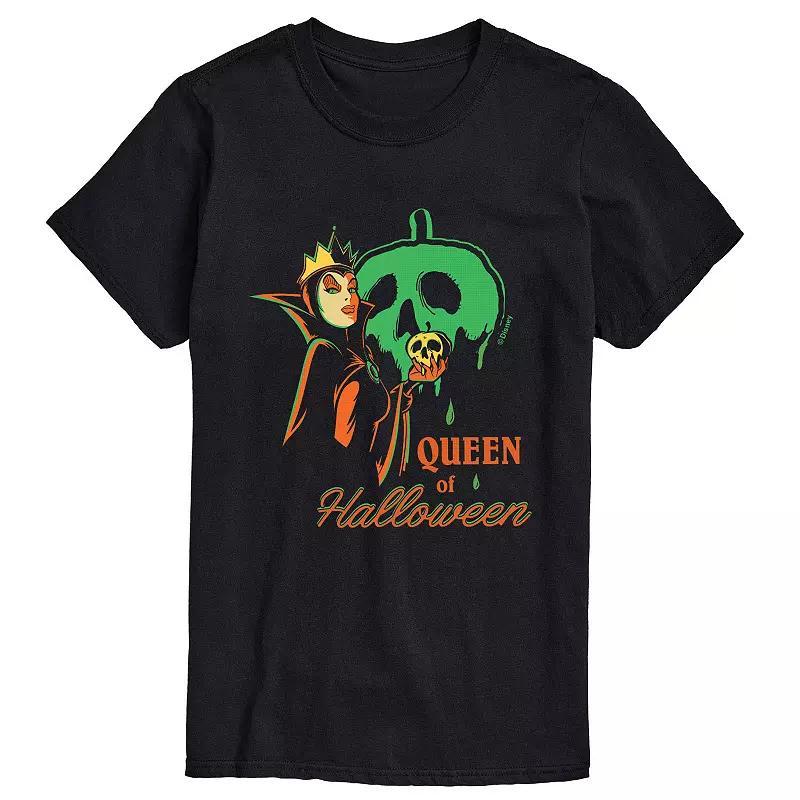 Disneys Villains Big & Tall Queen Of Halloween Graphic Tee, Mens Product Image