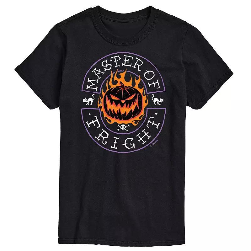 Disneys The Nightmare Before Christmas Mens Master of Fright Graphic Tee Blue Product Image