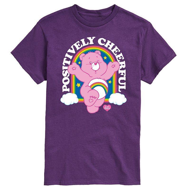 Big & Tall Care Bears Positively Cheerful Graphic Tee, Mens Product Image