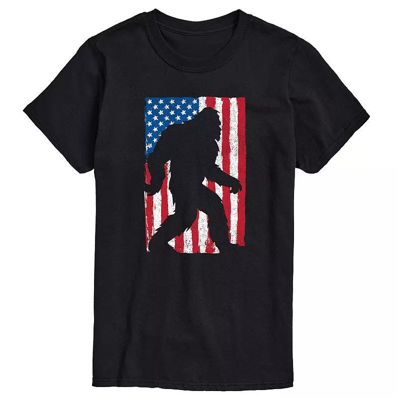 Mens Sasquatch Flag Tee Product Image