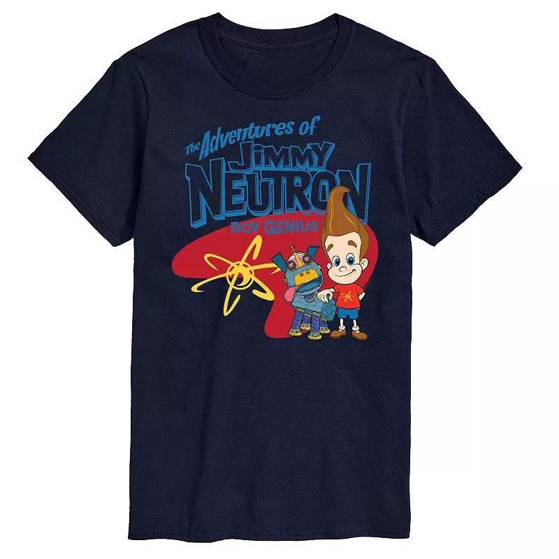 Mens Jimmy Neutron Group Logo Tee Black Product Image