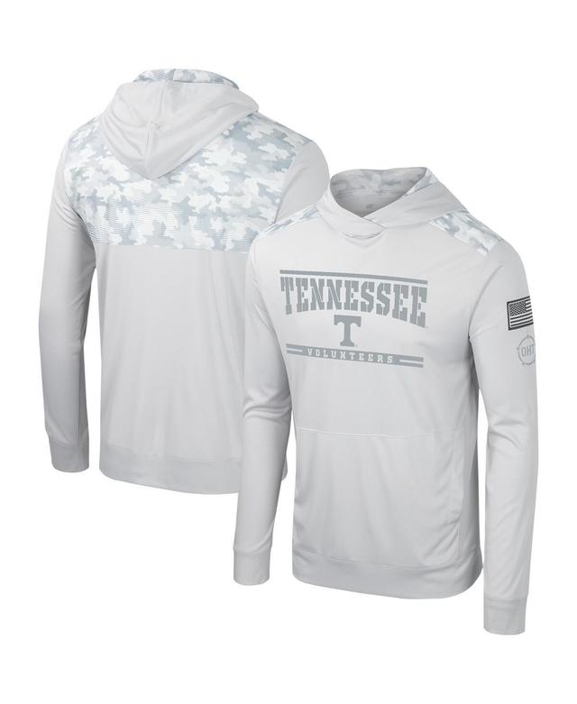 Mens Colosseum Gray Tennessee Volunteers Oht Military-Inspired Appreciation Long Sleeve Hoodie T-shirt Product Image