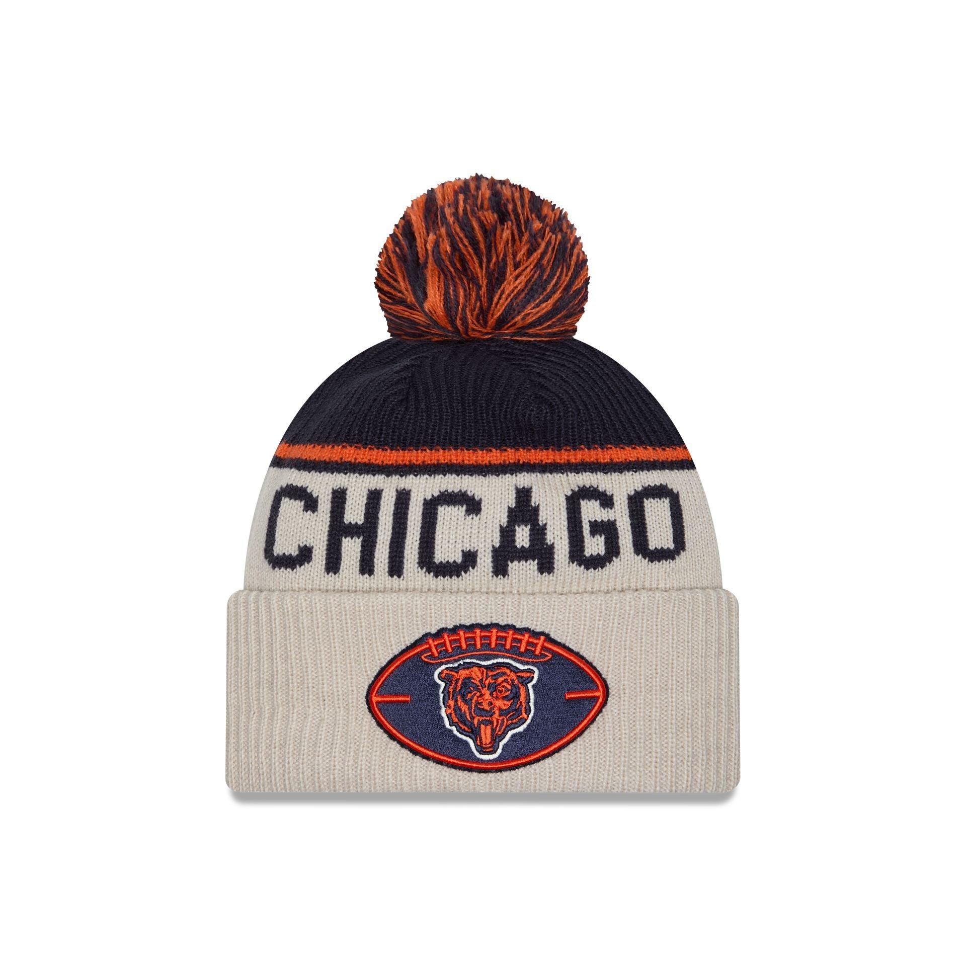 Chicago Bears 2024 Cold Weather Historic Pom Knit Hat Male Product Image