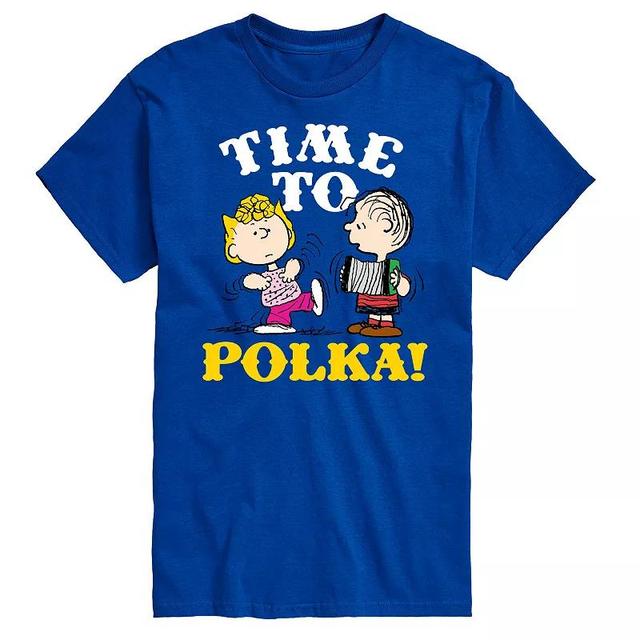 Big & Tall Peanuts Time To Polka Graphic Tee, Mens Product Image