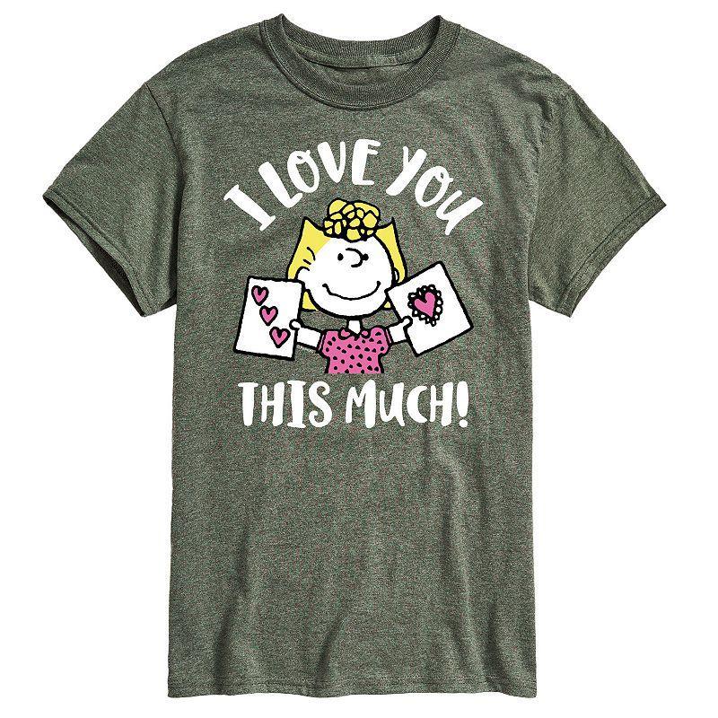 Mens Peanuts I Love You This Much Tee Product Image