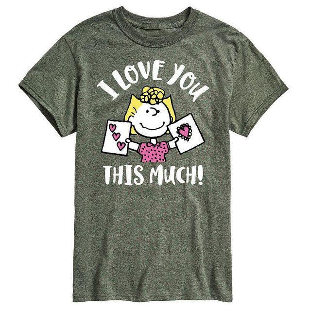 Mens Peanuts I Love You This Much Tee Product Image