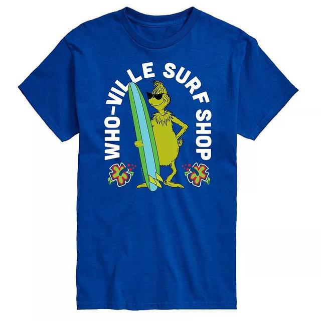 Big & Tall Dr. Seuss The Grinch Whoville Surf Shop Graphic Tee, Mens Product Image