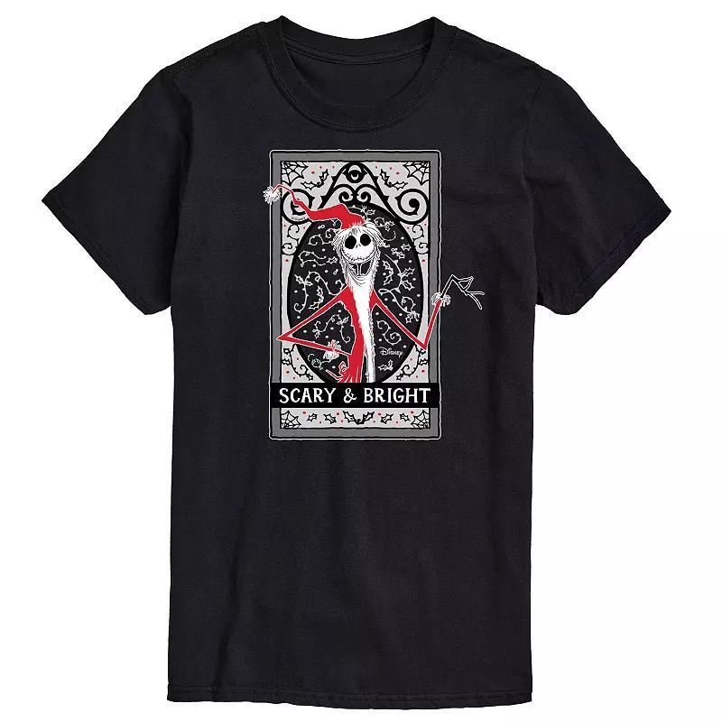 Disneys The Nightmare Before Christmas Mens Scary And Bright Graphic Tee Product Image