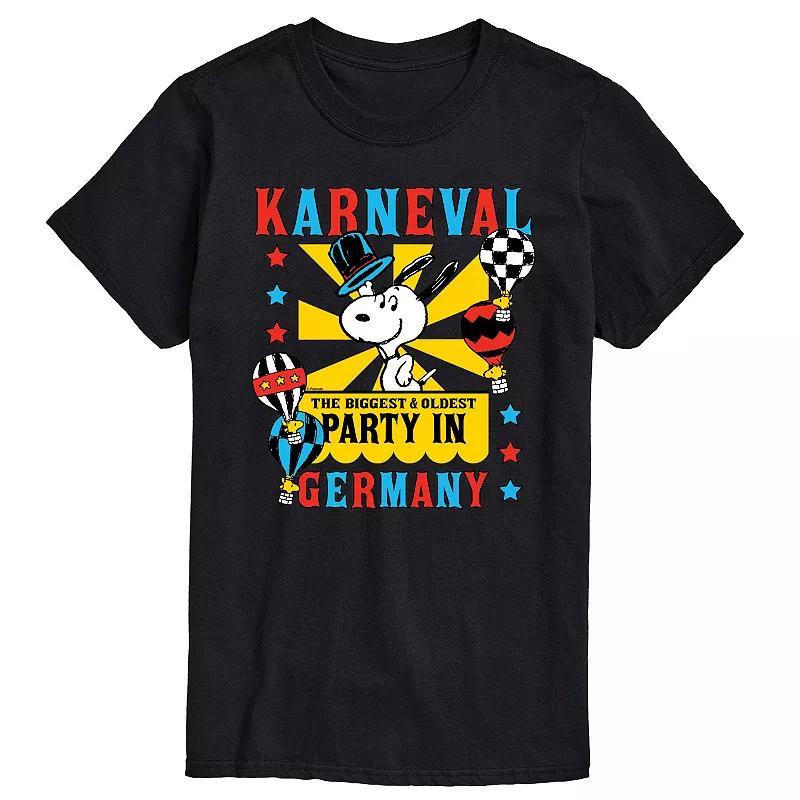 Mens Peanuts Karneval Germany Graphic Tee Product Image