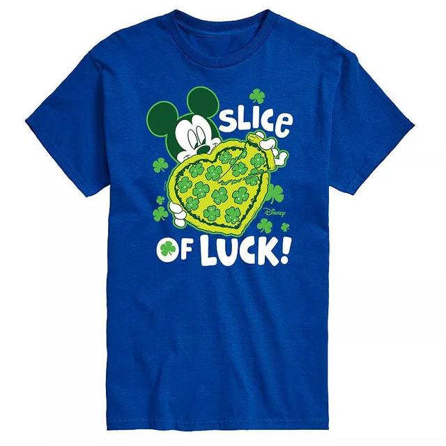 Disneys Mickey Mouse Mens Slice Of Luck Graphic Tee Product Image