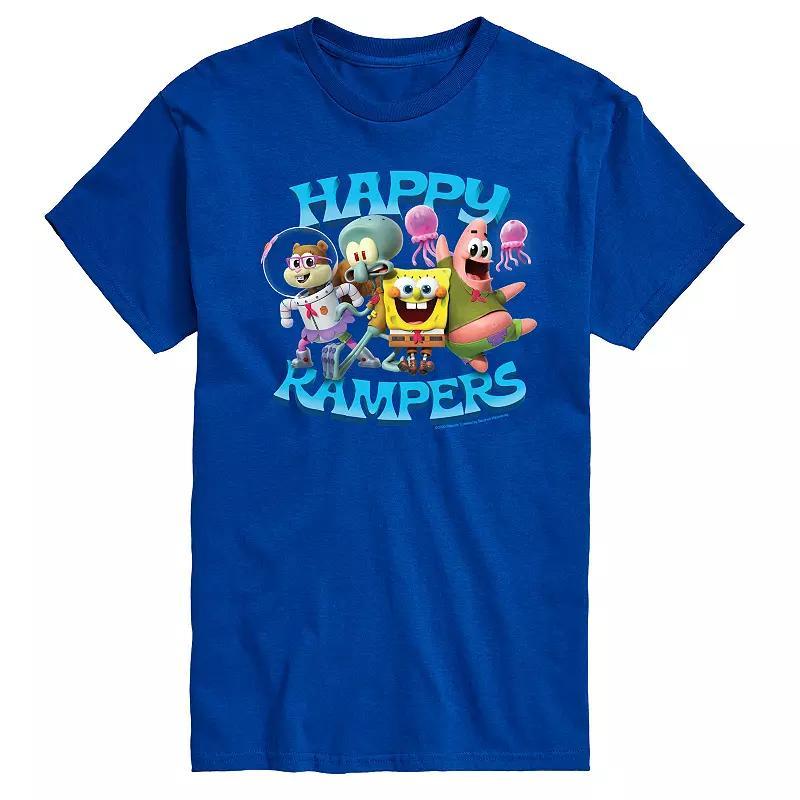 Mens SpongeBob SquarePant Happy Kampers Graphic Tee Product Image