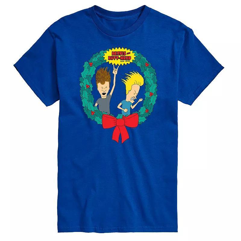 Mens Beavis And Butthead Rockin Wreath Tee Product Image